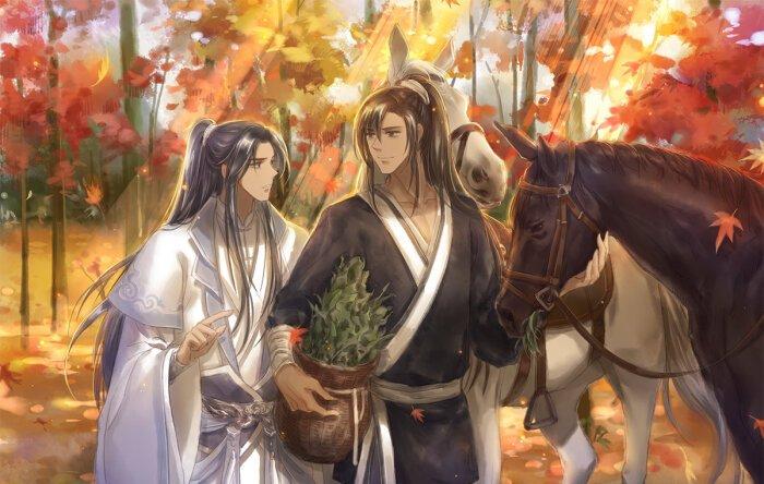 二哈與白貓師尊的奇幻羈絆，深情師徒動漫之旅