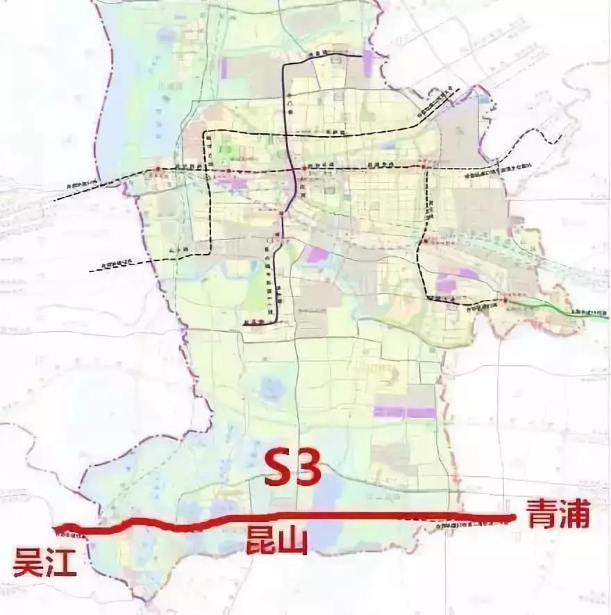 蘇州軌道交通S3線最新規(guī)劃圖詳解及解析
